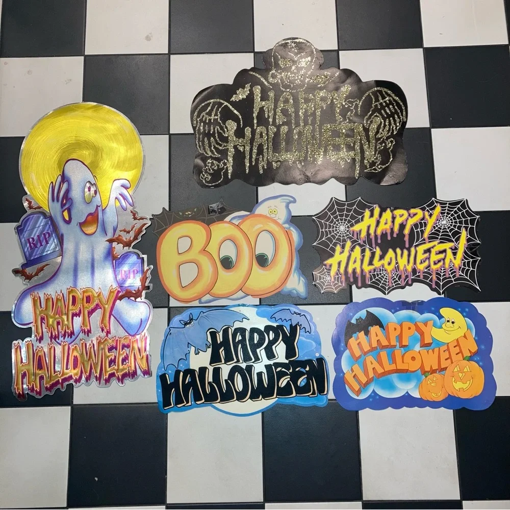 Vintage halloween classroom